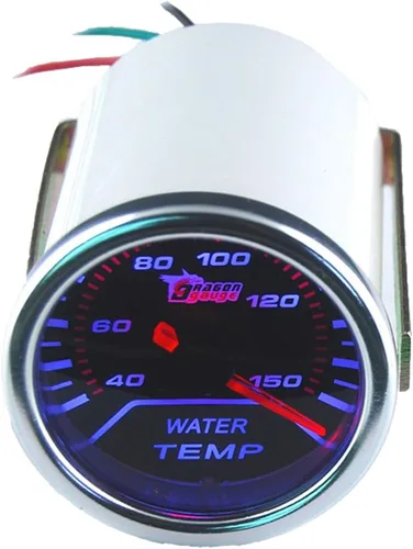Miniatura 7 de Puntero de motor de auto E Support, calibrador con barras indicadoras de aumento y lentes grises, de 2 pulgadas, Tacho Gauge
