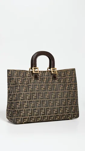 Miniatura 3 de FENDI Women's Pre-Loved Ff Top Handle Tote Zucca
