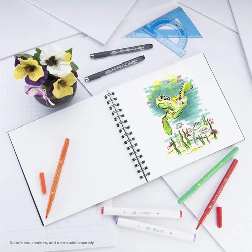 Miniatura 2 de Bee Paper - Cuaderno de Dibujo para Marcadores Creativos de 8" x 8
