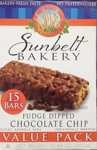 Miniatura 29 de Sunbelt Bakery Barras de granola masticables dulces y saladas de almendras, barras de 50-1.0 onzas (5 cajas)