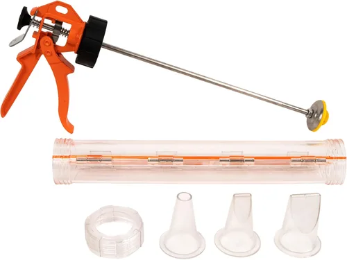 Miniatura 3 de CanCooker EZ Jerky Shooter - Pistola de cecina de acero inoxidable de alta calidad con 3 boquillas y capacidad de 1 libra, procesador de carne apta