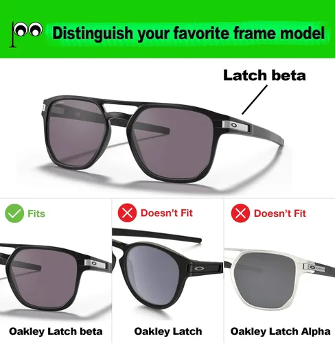 Miniatura 6 de Lentes polarizadas de repuesto para gafas de sol Oakley Latch Beta OO9436 - Opciones múltiples