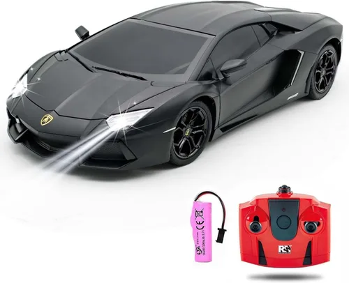 Lamo LP-700 - Auto de control remoto a escala 1:18 con licencia oficial para niños de 8 a 12 años, auto a control remoto con batería recargable de