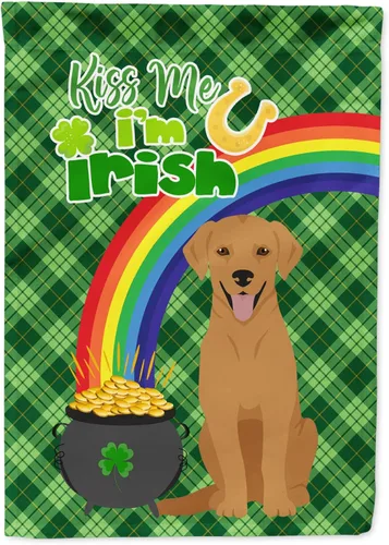 Miniatura 100 de Caroline's Treasures WDK4731GF - Bandera decorativa para jardín del día de San Patricio, color negro y tostado, Airedale Terrier, para jardín
