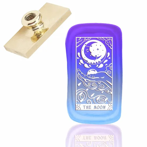 Miniatura 12 de CRASPIRE Sello de cera de repuesto de flor y espada, sello de cera de sellado vintage, cabezas cuadradas, solo sin asa para sobres de cartas