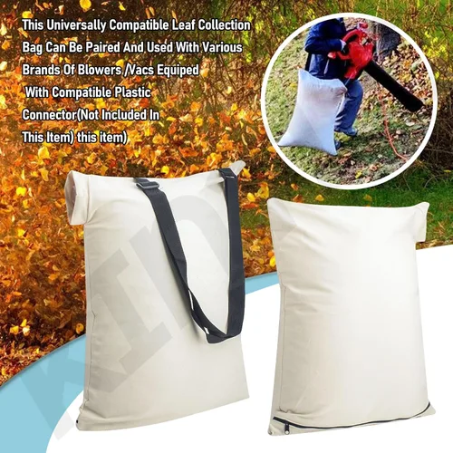 Miniatura 6 de Paquete de 2 bolsas de vacío de desechos para soplador 127-7040, bolsa de soplador de hojas compatible con Toro 108-8994, 137-2336, 125-0526, 51553