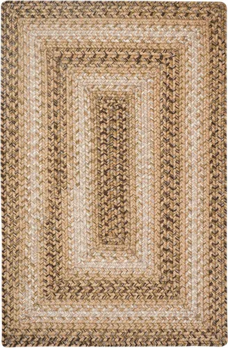 Miniatura 28 de Alfombra ovalada trenzada gris humo de 20 x 30 pulgadas, lavable para interiores y exteriores, decoración campestre para cocinas y entradas
