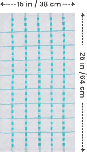Miniatura 2 de Utopia Towels - Paquete de 12 toallas de cocina, 15 x 25 pulgadas, 100% algodón hilado en anillo súper suave y absorbente, juego de toallas de té