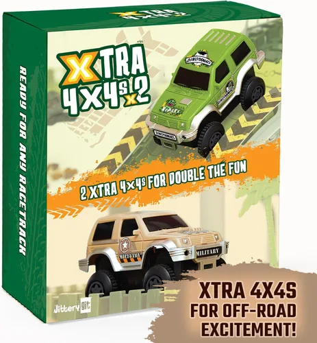 Miniatura 6 de JITTERYGIT Autos de Reemplazo para Pistas - Accesorios Extra para Carreras de Coches para Pista de Dinosaurios y Juguete de Tren - Regalo Compatible
