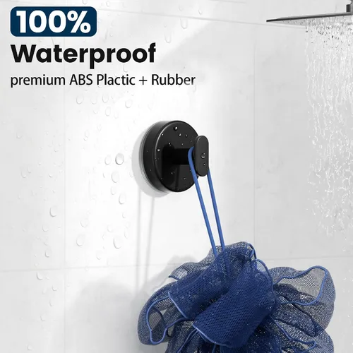 Miniatura 7 de pickpiff - Ganchos de ventosa para ducha: colgador de pared de 15 LB de resistencia para baño, puerta delantera, vidrio, ventana, RV, soporte
