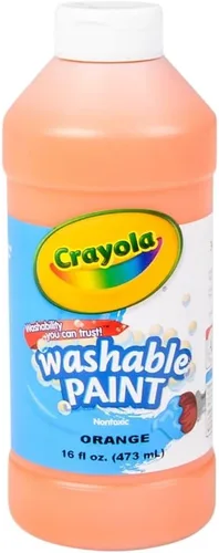 Miniatura 7 de Pintura lavable Crayola, blanca, 16 oz. Blanco