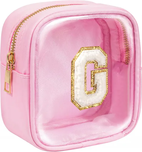 Miniatura 53 de KOTORA Bolsa de Maquillaje Inicial, Bolsa de Viaje de Artículos de Aseo, Bolsa de Maquillaje Transparente, Bolsas de Cosméticos Organizadoras