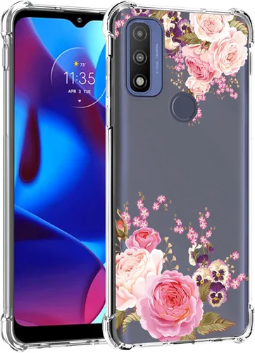 Miniatura 6 de Funda para teléfono celular Moto G Pure/Power 2022, mariposa, goma suave de TPU, protección de bolsa de aire con cuatro esquinas