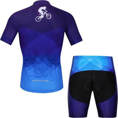 Miniatura 2 de Camisetas de ciclismo para hombre, camiseta de ciclismo de montaña, manga corta, transpirable, camisetas de ciclismo de secado rápido