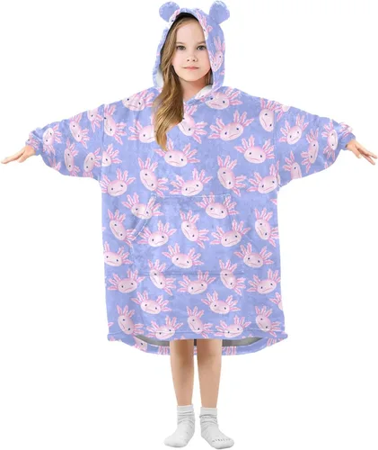Miniatura 8 de Mantas para niños, súper suaves, cálidas, acogedoras, de gran tamaño, con bolsillo, regalos de 3 a 14 años para niños y niñas y adolescentes