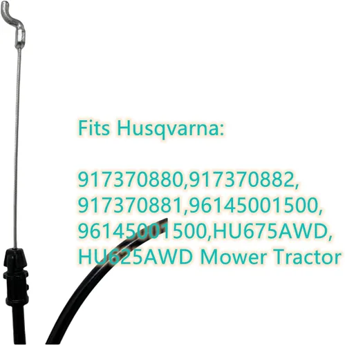 Miniatura 3 de 586033301 Cable de control de accionamiento para tractor de cortacésped Husqvarna HU675AWD HU625AWD