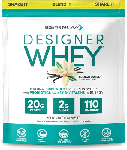 Miniatura 15 de Polvo de proteína de suero 100 % premium de Designer Protein, 1020W130, 1, 1