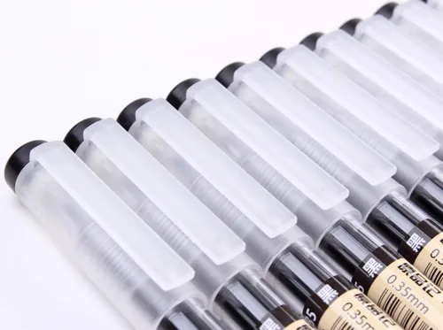 Miniatura 4 de Bolígrafo de tinta de gel de 0.014 in, tinta negra, bolígrafo de tinta de gel extrafina, paquete de 12