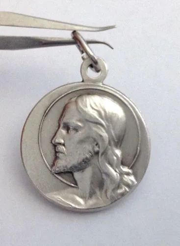 Miniatura 3 de Medalla Cristo Redentor - Medallas de los Santos Patronos - Hecho en Italia, Latón