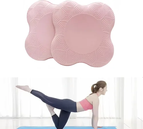 Miniatura 10 de Rodilleras de yoga (juego de 2) – Accesorios y accesorios de yoga masculinos y femeninos para fitness, viajes, meditación, arrodillarse, equilibrio