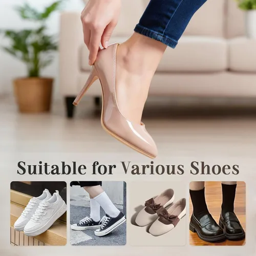 Miniatura 5 de Heel Pads for Shoes,Heel Grips Liner Cushions Inserts for Loose Shoes,Anti Slip Shoe Inserts for Too Big Shoes Women Men,Soft Heel Protectors Stop