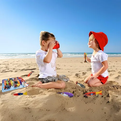 Miniatura 2 de Haktoys Juego de juguetes de buceo en piscina, torpedos hundidos para niños y adultos, cohetes torpedos de piscina de hundimiento rápido