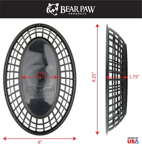 Miniatura 3 de Bear Paws - Cestas de comida - Cesta de plástico - Cestas de pan ovaladas - Cesta para servir - Cestas de restaurante - Bandeja de delicatessen