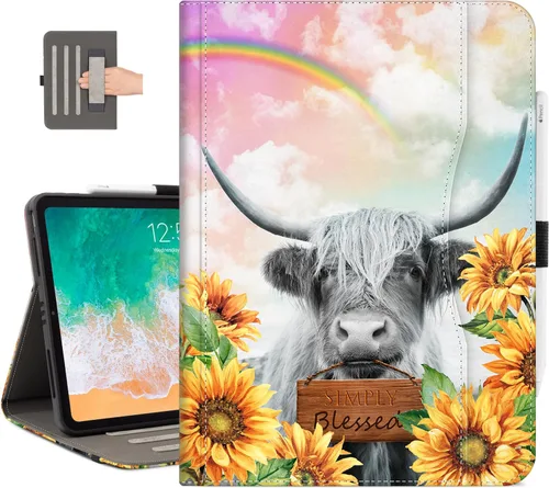 Miniatura 21 de Vimorco Estuche de Cuero para iPad Air 4ª/5ª 10.9, para iPad Air 11 6ª M2, para iPad Pro 11 pulgadas 4ª/3ª/2ª/1ª Generación, Soporte para Lápiz, Asa