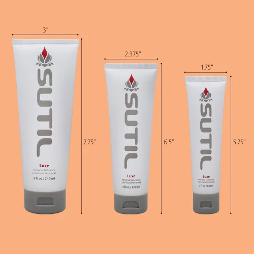 Miniatura 9 de SUTIL Sensual Luxury Lubricante sexual Luxe Lubricante ligero no pegajoso a base de agua Lubricante sexual botánico para mujeres, hombres