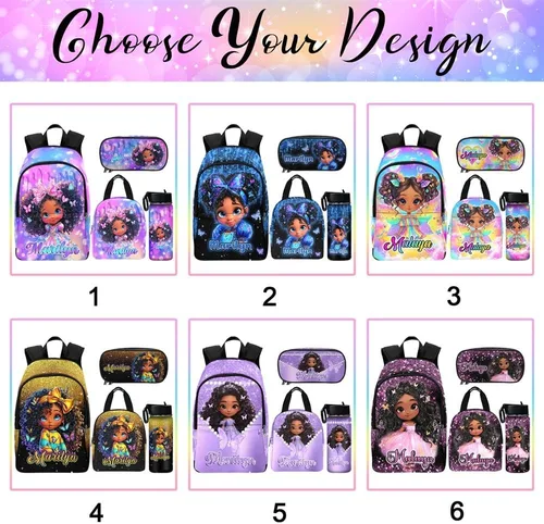 Miniatura 204 de Texto personalizado Elefante desgaste gafas mochila mochila mochila casual Daypack bolsa para mamá niñas, color86-4, Mochilas Daypack
