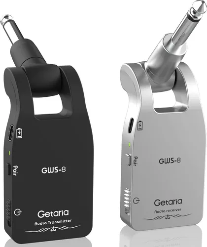 Sistema de guitarra inalámbrica 2.4 GHz transmisor de guitarra inalámbrica Receptor Guitarra eléctrica Batería de litio recargable inalámbrica