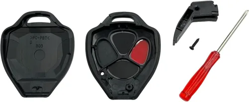 Miniatura 3 de Funda de repuesto para llavero Toyota de 3 botones, funda para llavero con destornillador, compatible con Toyota 4Runner Corolla Matrix RAV4 Venza