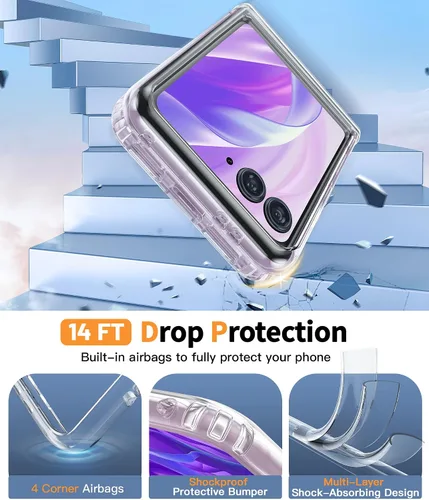 Miniatura 898 de FNTCASE Funda para iPhone 13 Pro-Max: Fundas magnéticas transparentes compatibles con Magsafe Slim anti amarillamiento protección contra caídas