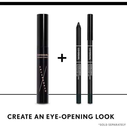 Miniatura 5 de COVERGIRL Exhibitionist - Delineador de ojos Kohl de 24 horas, negro, delineador de ojos de gel, 0.04 Fl Oz, delineador de ojos negro, delineador