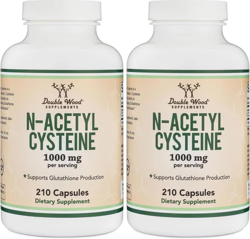 Miniatura 9 de Suplemento NAC N-acetil cisteína (1,000 mg por porción, 500 mg por cápsula, 210 cápsulas) (probado por terceros) con tecnología de enmascaramiento