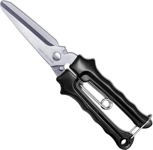 Miniatura 8 de CANARY Tijeras de alta resistencia con cortador de alambre de 7.5 pulgadas, tijeras de mano industriales multiusos para metal, alambre, cartón