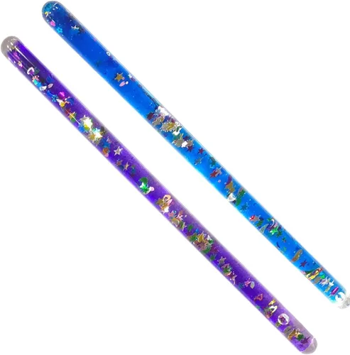 Miniatura 3 de Varita de Purpurina, Tubo Maravilla Mágico - para Niños, Sala Sensorial, Reemplazo de Vara de Caleidoscopio Dos Varas Maravilla de 27.9 cm