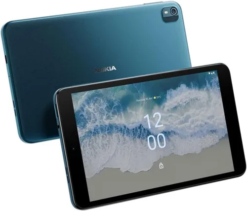 Miniatura 10 de Nokia T10 Android 12 Pantalla de 8 pulgadas Tablet Versión de EE. UU. 4/64 GB Cámara de 8 MP Azul océano