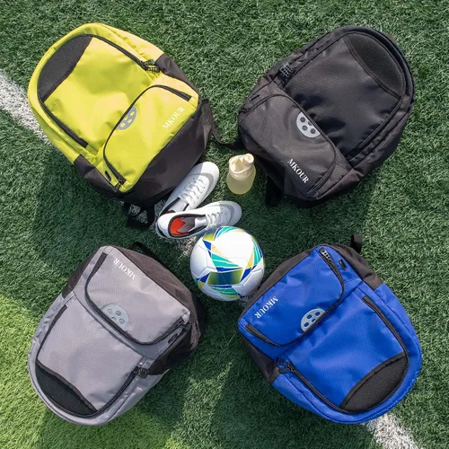 Miniatura 6 de Mkour Bolsa de fútbol – Mochila de voleibol con compartimento para pelotas y soporte