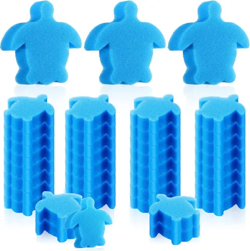 Miniatura 15 de Patelai Paquete de 40 esponjas absorbentes de aceite para bañera de hidromasaje, accesorios para spa, bañera, piscina al aire libre (estilo barco)