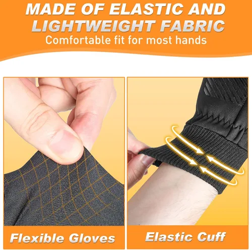 Miniatura 3 de Sukeen Guantes de invierno para hombres y mujeres, para pantalla táctil, antideslizantes, ligeros, para clima frío, guantes cálidos para correr
