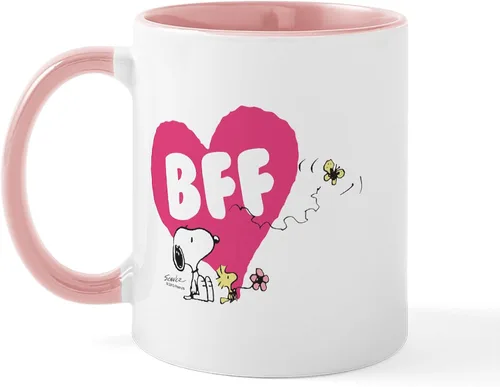 Miniatura 21 de CafePress Snoopy On Heart Mugs 11 oz (325 ml) Ceramic Coffee Mug