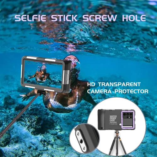 Miniatura 3 de Funda impermeable para teléfono Samsung Galaxy A14 5G, protector de pantalla con correa, protector de cuerpo completo, resistente a prueba de golpes