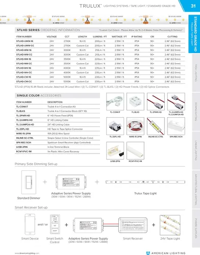 Miniatura 3 de TRULUX STLHD-UWW-16 Cinta de alta densidad de grado estándar adjunta, carrete único de 16.4 pies