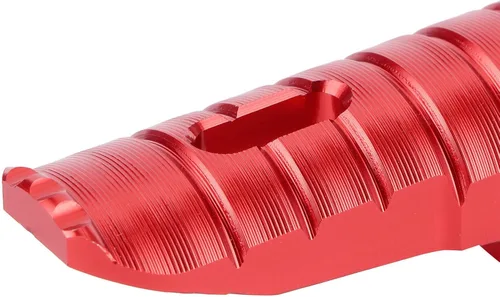 Miniatura 6 de Soportes de clavija de pie, reposapiés delantero izquierdo y derecho, pares para Yamaha MT‑03 MT‑25 MT‑07 MT‑09 R3 XJ6 (rojo)