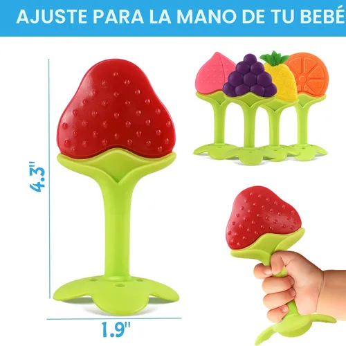 Miniatura 6 de Mordedores para la dentición (paquete de 5) - Juego de mordedores de dentición para bebés Tinabless, sin BPA, naturales orgánicos seguros