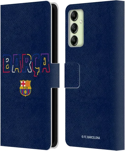 Miniatura 82 de Head Case Designs Funda de piel con licencia oficial del FC Barcelona Barca Crest Graphics para Samsung Galaxy A06 4G
