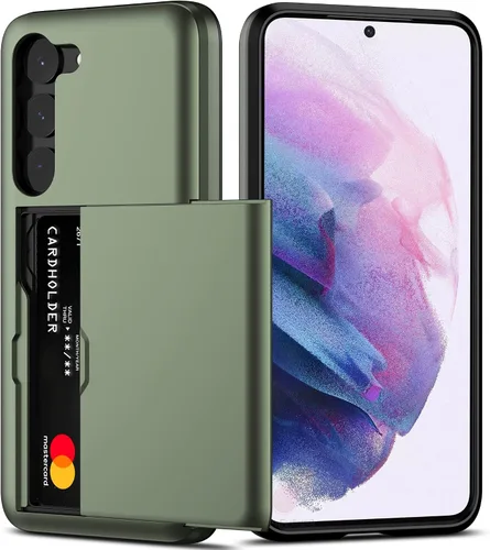 Miniatura 22 de Nvollnoe Funda para Samsung S23 con tarjetero 5G de 6.1 pulgadas, delgada, de doble capa, resistente, protector para Galaxy S23, funda con ranura