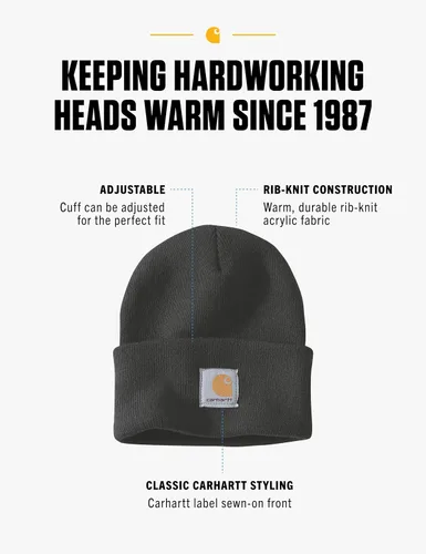 Miniatura 2 de Carhartt Gorro de punto con puños para hombre