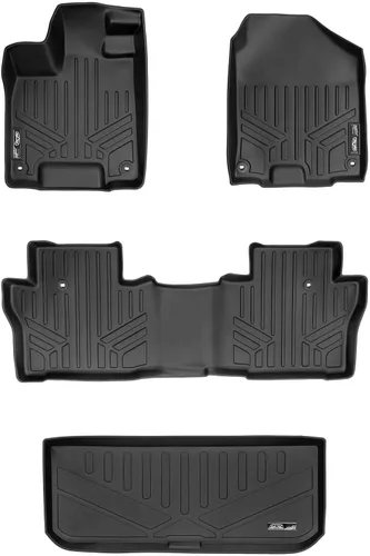 Miniatura 30 de MAXLINER Alfombrillas de Piso Juego de Revestimiento de 3 Filas para Honda Pilot 2009-2015